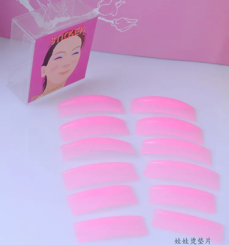 6Pairs Reusable Eyelash Perming Pad Silicone Lash Lifting Kit Curler Curling Rod Shield Lashes Extension Supplies