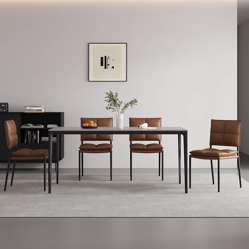 

Nordic Style Brown Dining Chair Luxury Minimalist Office Design Dining Chair Modern Comfortable Sedie Da Pranzo Furniture Home