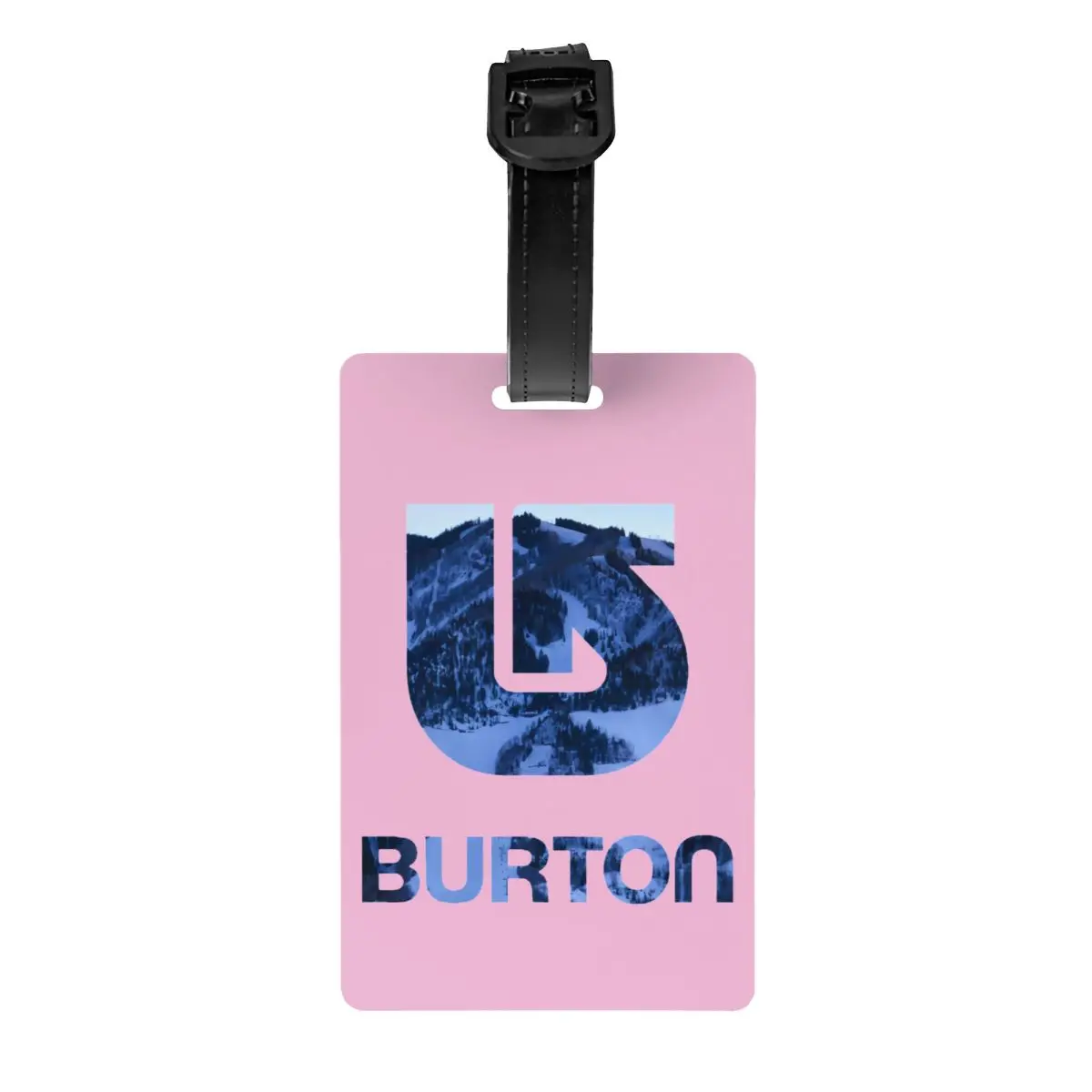 

Custom Burtons Arrow Logo Snowboards Luggage Tag With Name Card Privacy Cover ID Label for Travel Bag Suitcase