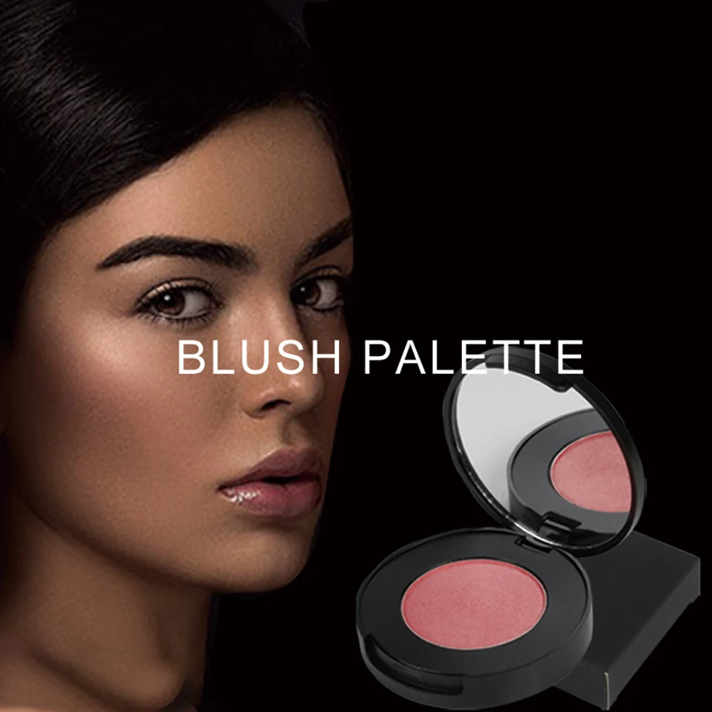 Private Label 12-color Blush Powder Custom Logo Waterproof Multi-purpose Natural Long Lasting Makeup Wholesale Black Box