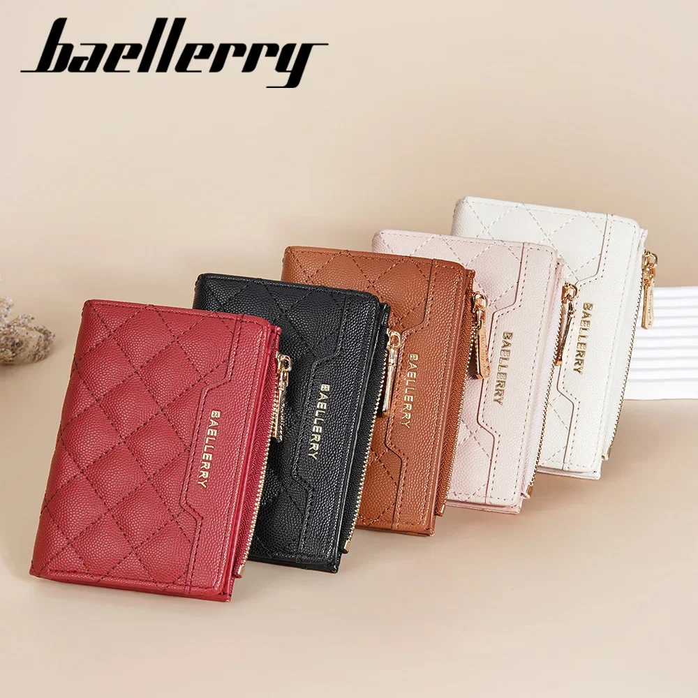 Fashion Wallet purse Short Women Wallet Baellerry cross wallet Quilted Multi Card Zipper Zero Wallet