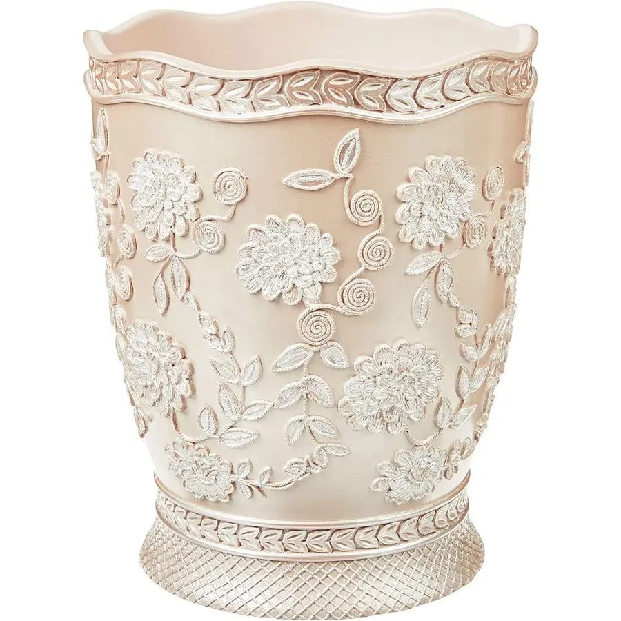 

Decorative Trash Can for Bathroom, Office amp Bedroom 2.1 Gallons Stylish amp Small Trash Can for Dorms, Desktop amp Restroom Ch