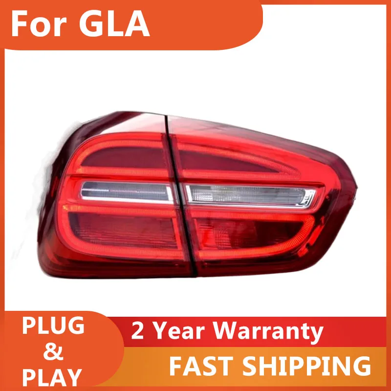 

KOWELL Car Styling for Mercedes-Benz GLA180 Taillight GLA200 GLA220 GLA260 GLA45 Rear DRL Fog Brake Turn Signal Reversing