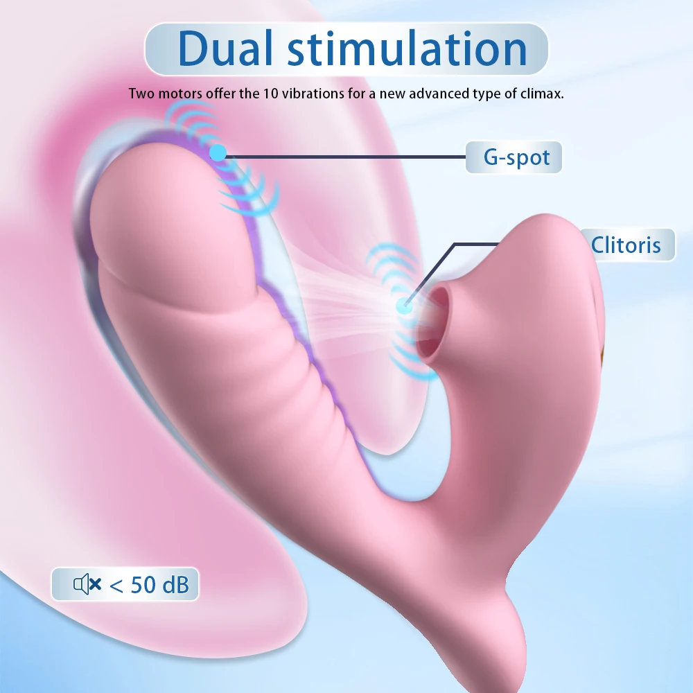 Vibrador de succión de clítoris de 10 velocidades, masajeador Vaginal sexual para estimulador femenino, juguete sexual erótico para mujeres, bienestar Sexual