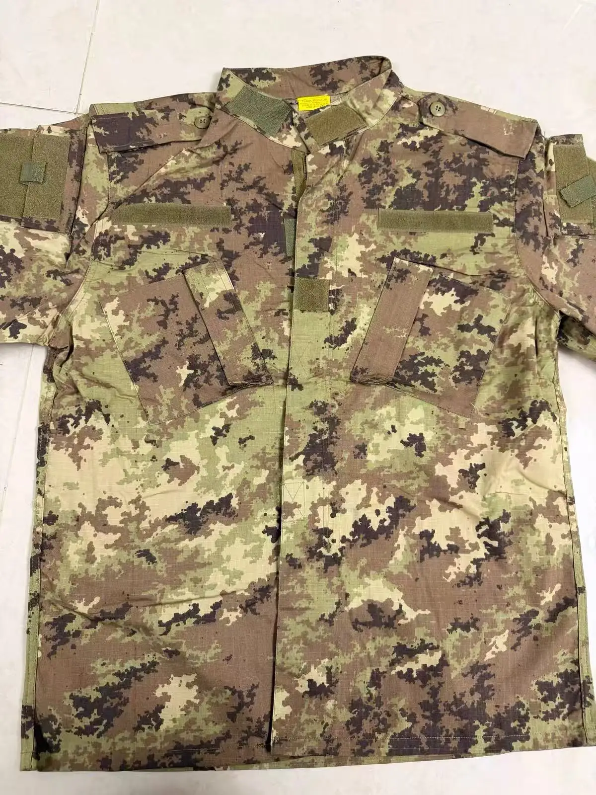 Deutschland Camouflage Dschungel Trainingsuniform ACU Feldanzug Flecktarn Dschungel Spot Set für Männer, Feldtraining Anzug Kampf ACU Set – Detail 19