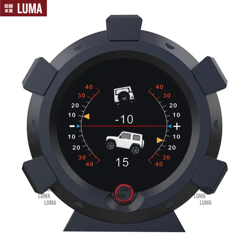 X95 Car HUD Head Up Display, Off-Road GPS Slope Meter, Altitude & Speed Real-Time Monitor for All Vehicles
