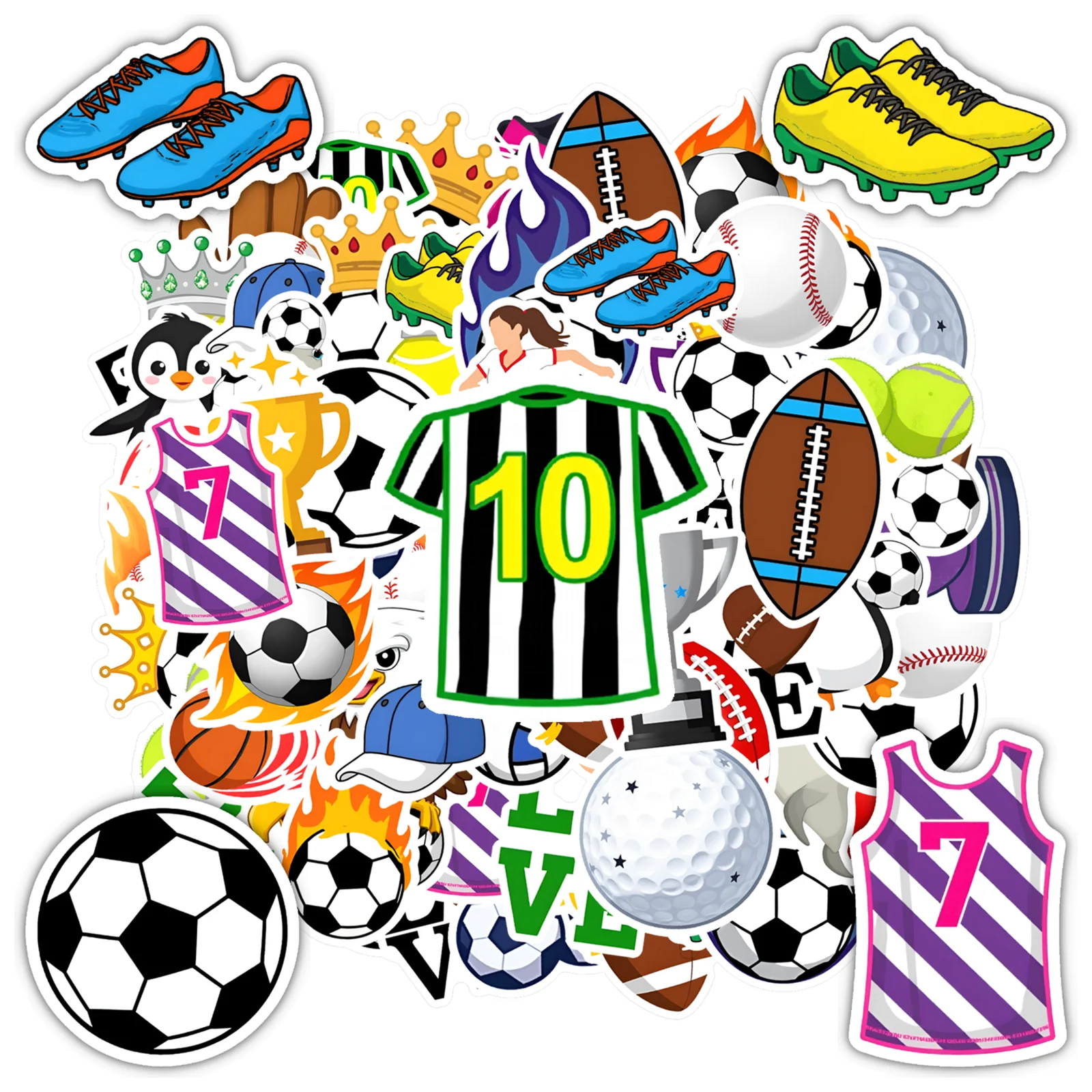 35Pcs-50Pcs Cartoon… - image