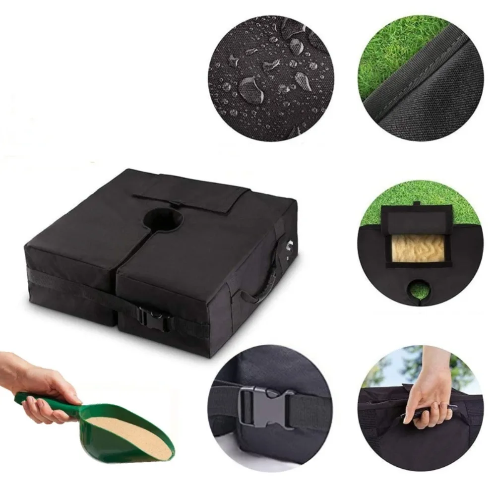 Party Detachable Wind-Proof Heavy Weight Bag Umbrella Sandbag Parasol Base Stand Sun Umbrella Base Fixed Sandbag