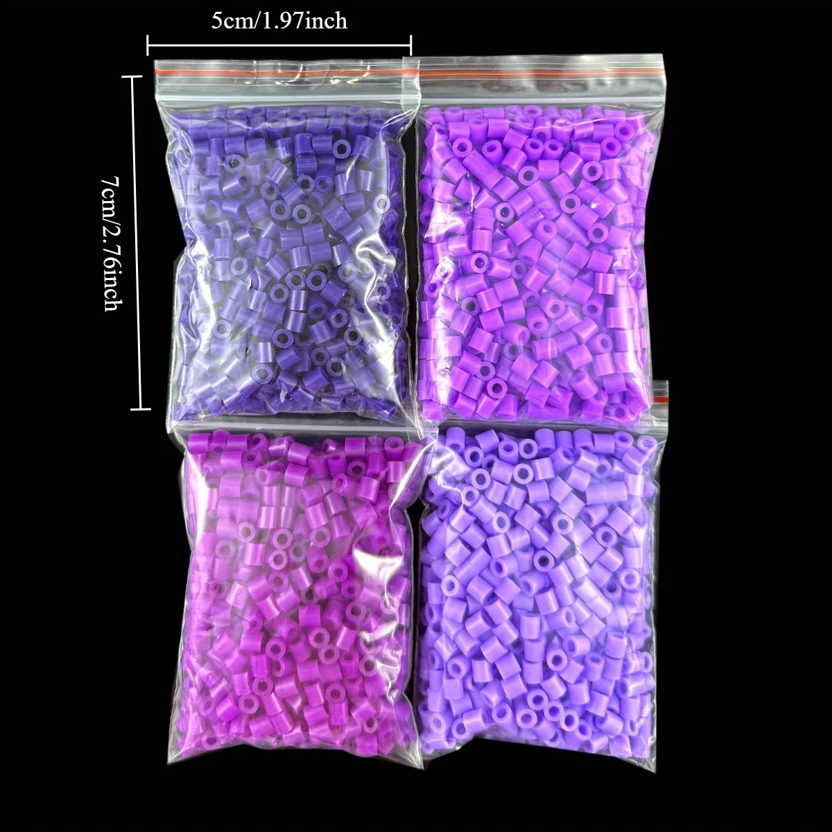 4000 pezzi di perline Hama 4 confezioni di perline fusibili da 5 mm Materiali per la produzione fatta a mano fai-da-te - Perline fusibili puzzle pixel creativi Giocattoli per bambini