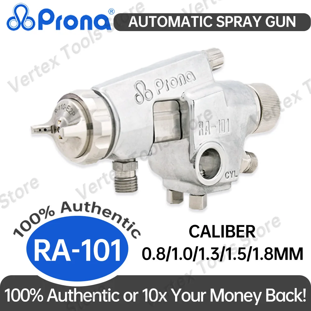 Prona RA-101 Automatic Spray Gun Professional Paint Sprayer for Automotive Body Shop Wood Furniture Painting Industrial Line