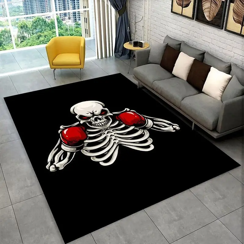 Creativity Fight Boxing Gloves Boxer Large Area Rug Non-slip Carpet for Bedroom Living Room Sofa Doormat Home Decor Floor Mat