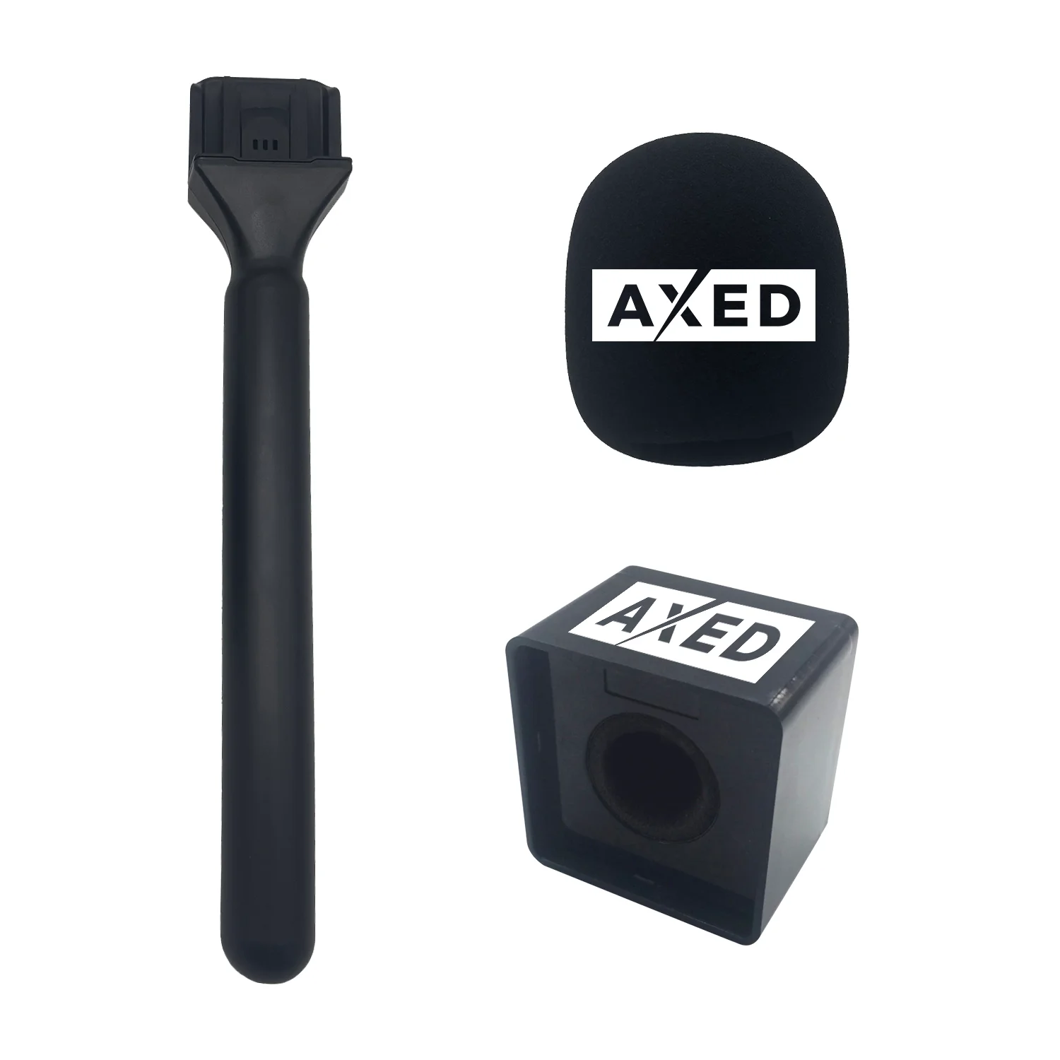 

Customized Logo TV Interview Video Recording Microphone Handheld Adapter For Rode Wireless Go Goii/DJI Mic/Relacart Wireless Mic