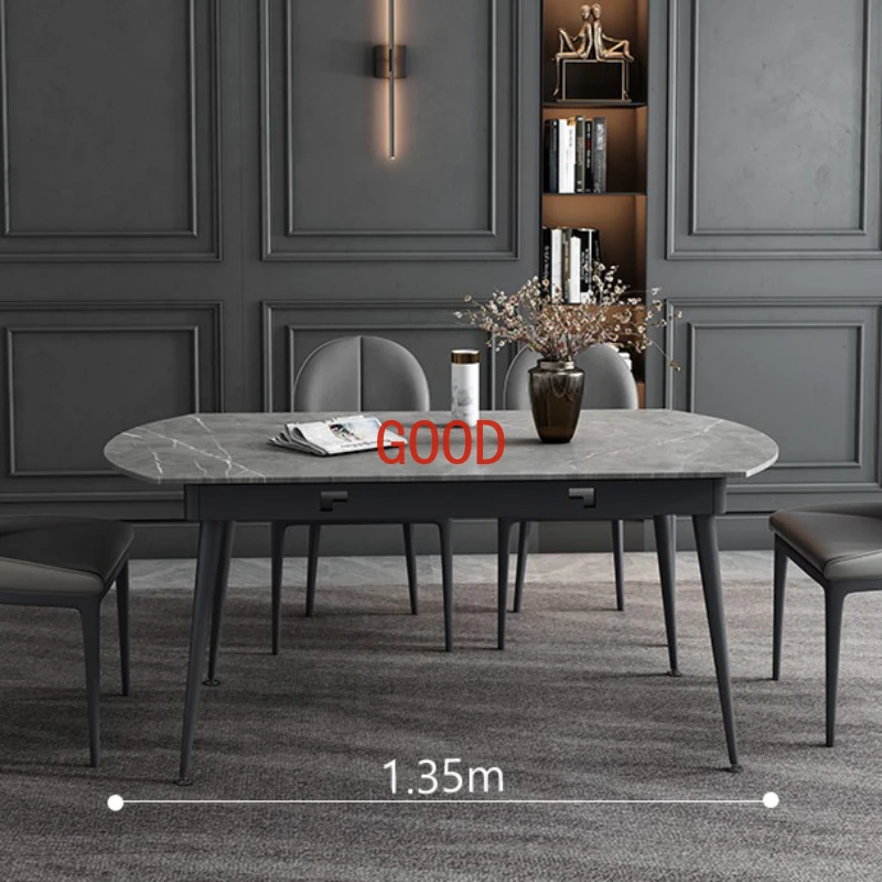 Luxury Coffee Dining Table Living Room Side Minimalist Modern Dining Table Dinner Rectangular Mesa Comedor Home Furniture ZT50DT