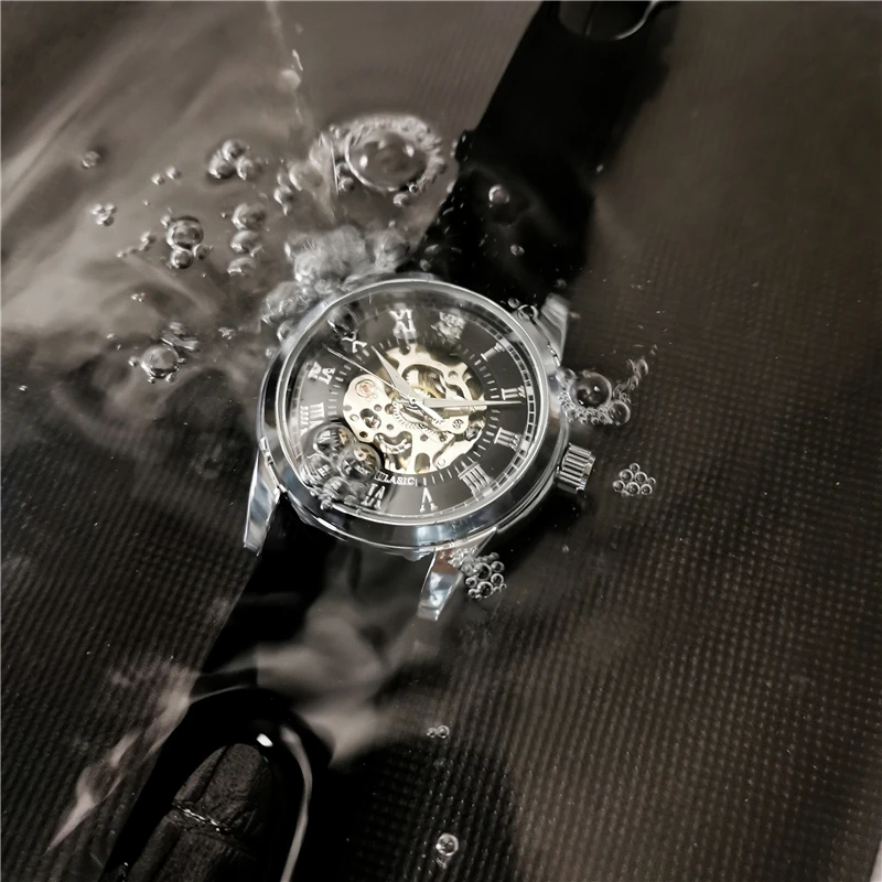 AOKULASIC Top Brand Men Mechanical Watch Fashion Luxury Waterproof Sport Watches Automatic Luminous Wristwatch Business Clock