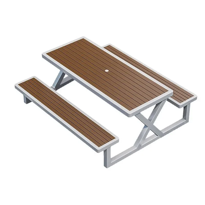 Park outdoor courtyard one-piece tables and chairs outdoor garden scenic spot open-air bench square one-piece outdoor tables