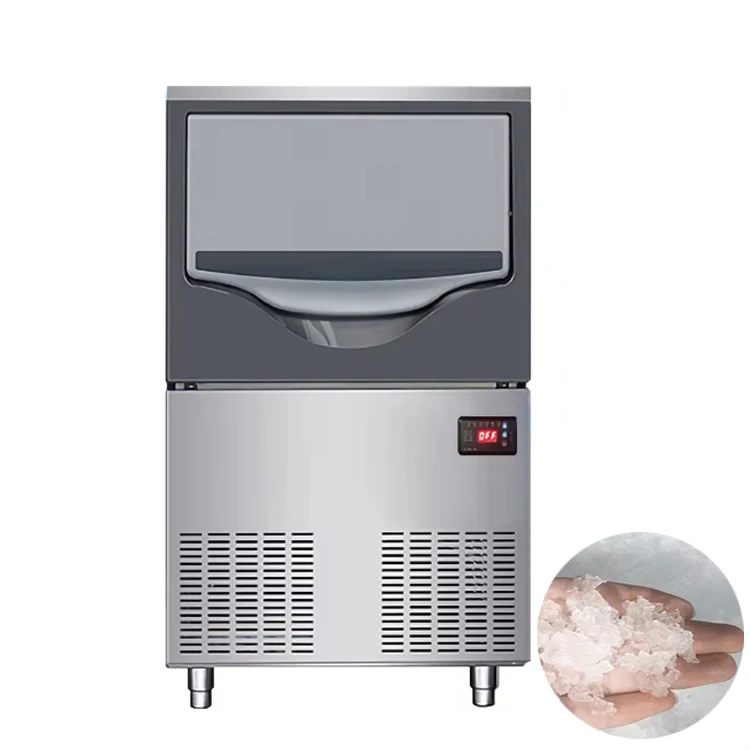 

Granular Ice Machine 150KG Automatic Commercial Snow Flake Ice Block Making Machine Snowflakes Ice Maker Machine for Business