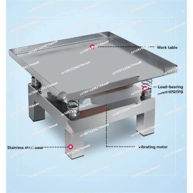 Suitable forConcrete Vibrating Table Stainless Steel Chocolate Vibration Test  Block Vibration Platform 110V/220V 50*50CM