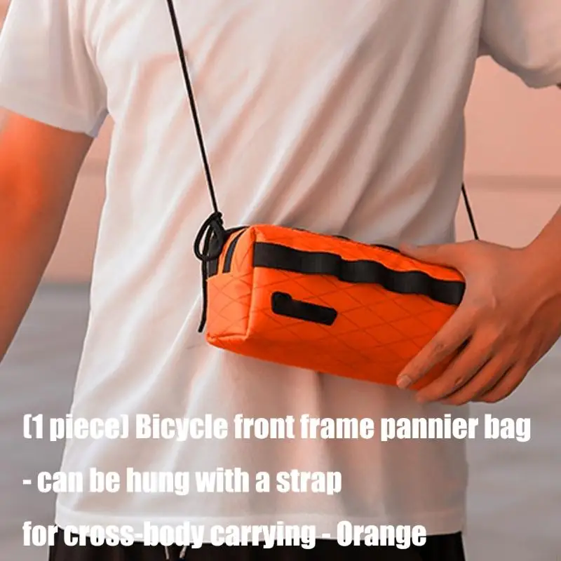 

Сумка для верхней трубки велосипеда, сумки для велосипедной рамы Водонепроницаемые сумки для велосипеда 24BD