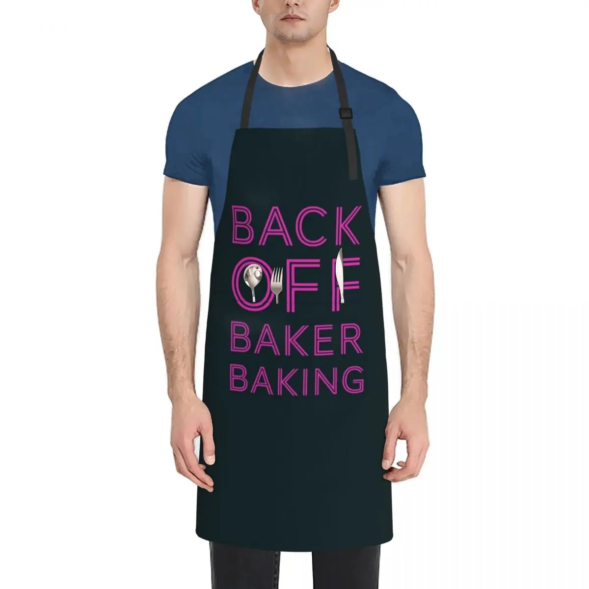 

Back Off, Baker Baking Apron cooks clothes For Kitchen Women Household Items Apron