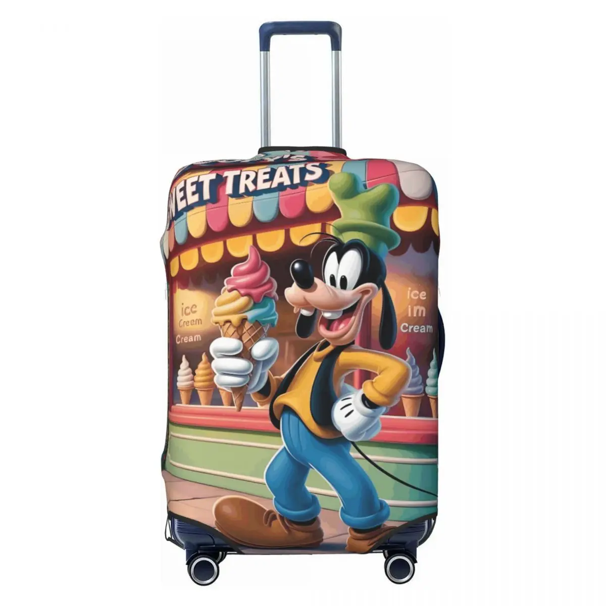 

Custom Goofy Cartoon Film Luggage Cover Cute Funny Animal Pattern Suitcase Protector Covers Suit For 18-32 inch