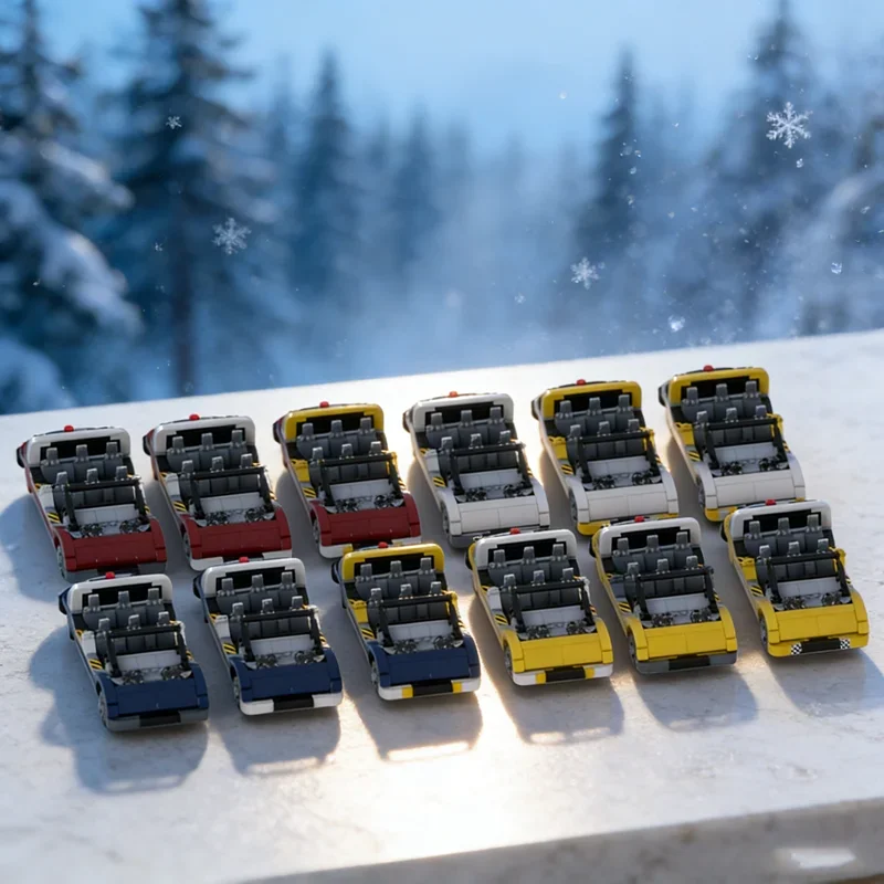 

5901pcs MOC Old Test Track Cars Disneieny Model Building Blocks Festival Gifts Architecture Creative Idea Education Toy Brick