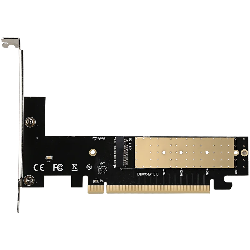 10PCS DIEWU High Speed PCIe X16 3.0 To M.2 SDD NVME Riser Card