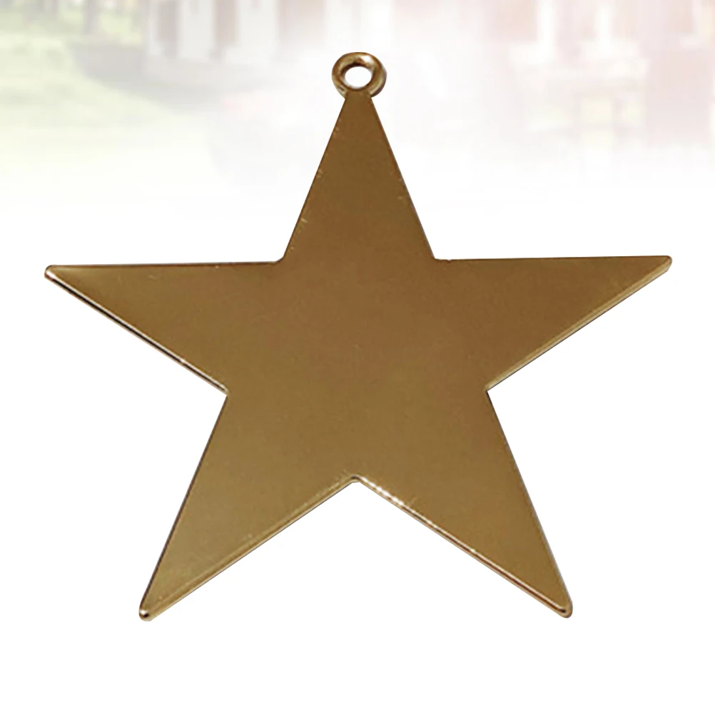 

5pcs Gold Star Alloy Electroplating Pentagram Jewelry DIY Accessories Five Pointed Earrings Charm Craft Project