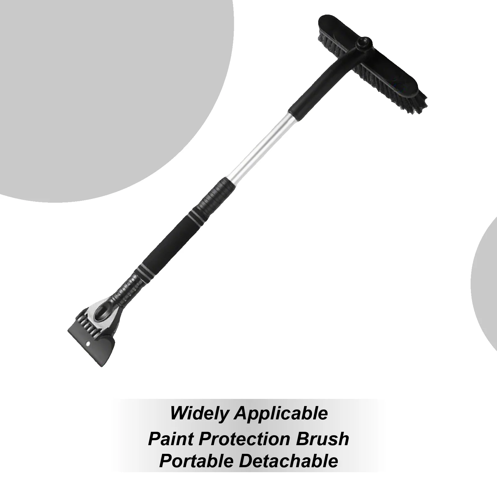 

Скребок для льда Съемная эргономичная ручка Лопата для удаления снега для автомобилей Для лобового стекла Зимнее окно Грузовик Морозильная камера Льдогенератор