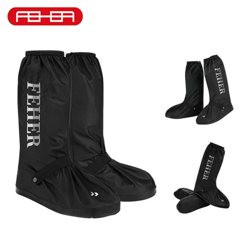 

FEHER Motorcycle Shoe Covers Waterproof PVC Material in Rainy Days High Quality Suitable for Traveling Cycling Shoe Protection