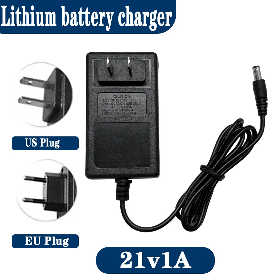 21V 1A fascia gun charger lithium battery charger polymer electric drill battery charger