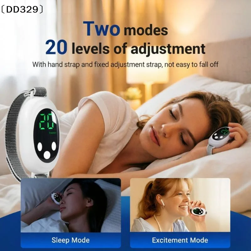 1 Set Adjustable Intensity Intelligent Sleep Soothing Device 2 Modes For Anxiety Relief Neurological Regulation Insomnia 〔DD329〕