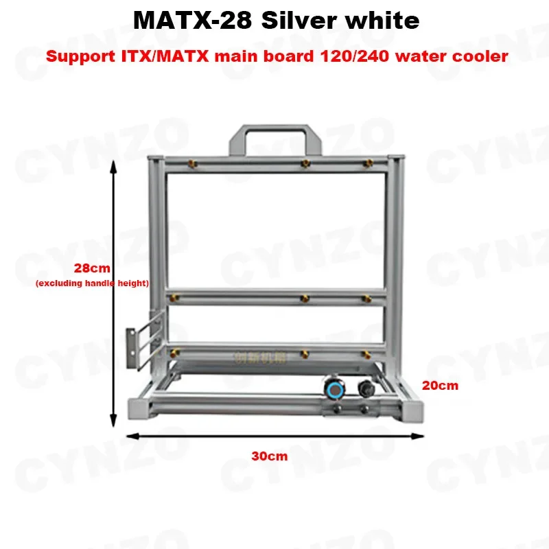 EATX ATX Gamer Cabinet Rack ITX MATX Open PC Case Frame DIY Water Cooler Desktop Computer Aluminium Creative Tower Gaming Modding