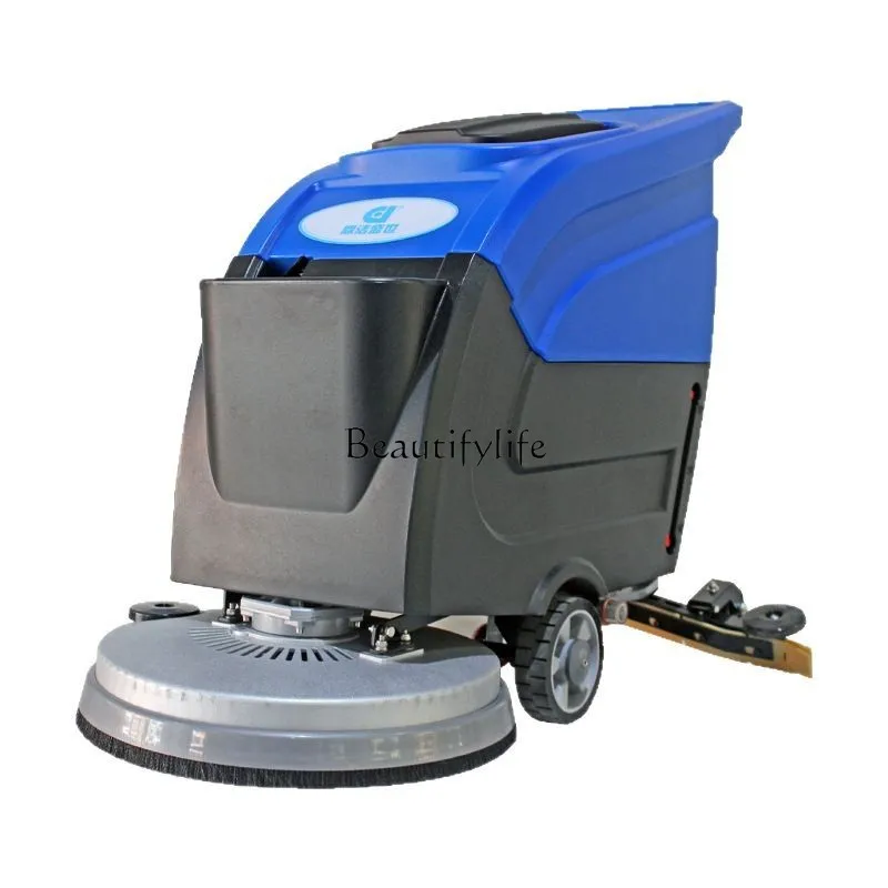 

Commercial hand-push washing machine shopping mall electric wipe cleaning car