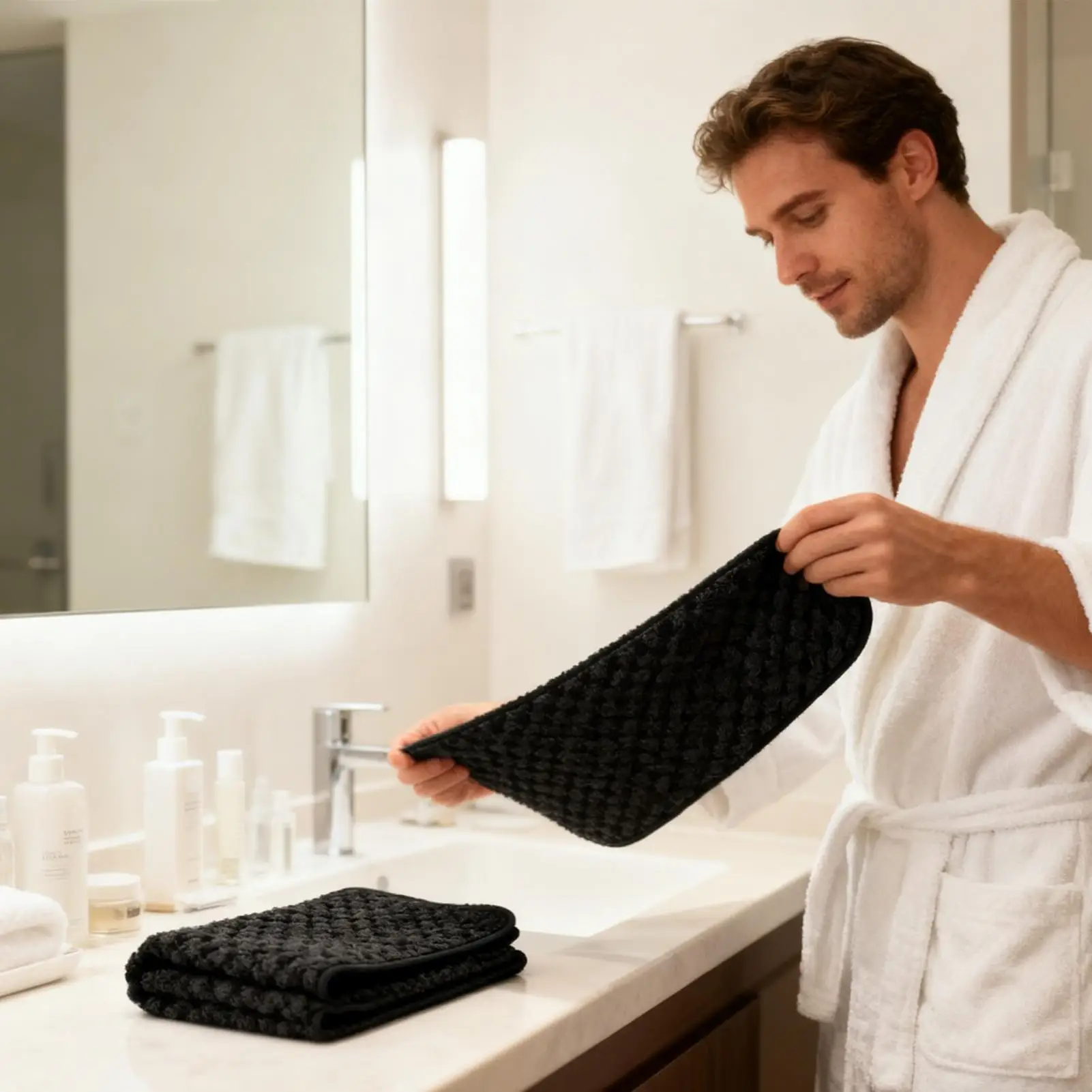 Scrub Shower Towel Absorbent Deep Cleaning Quick Drying Scrubber Men Women Scrub Shower Towel For Travel Adults Lovers Family