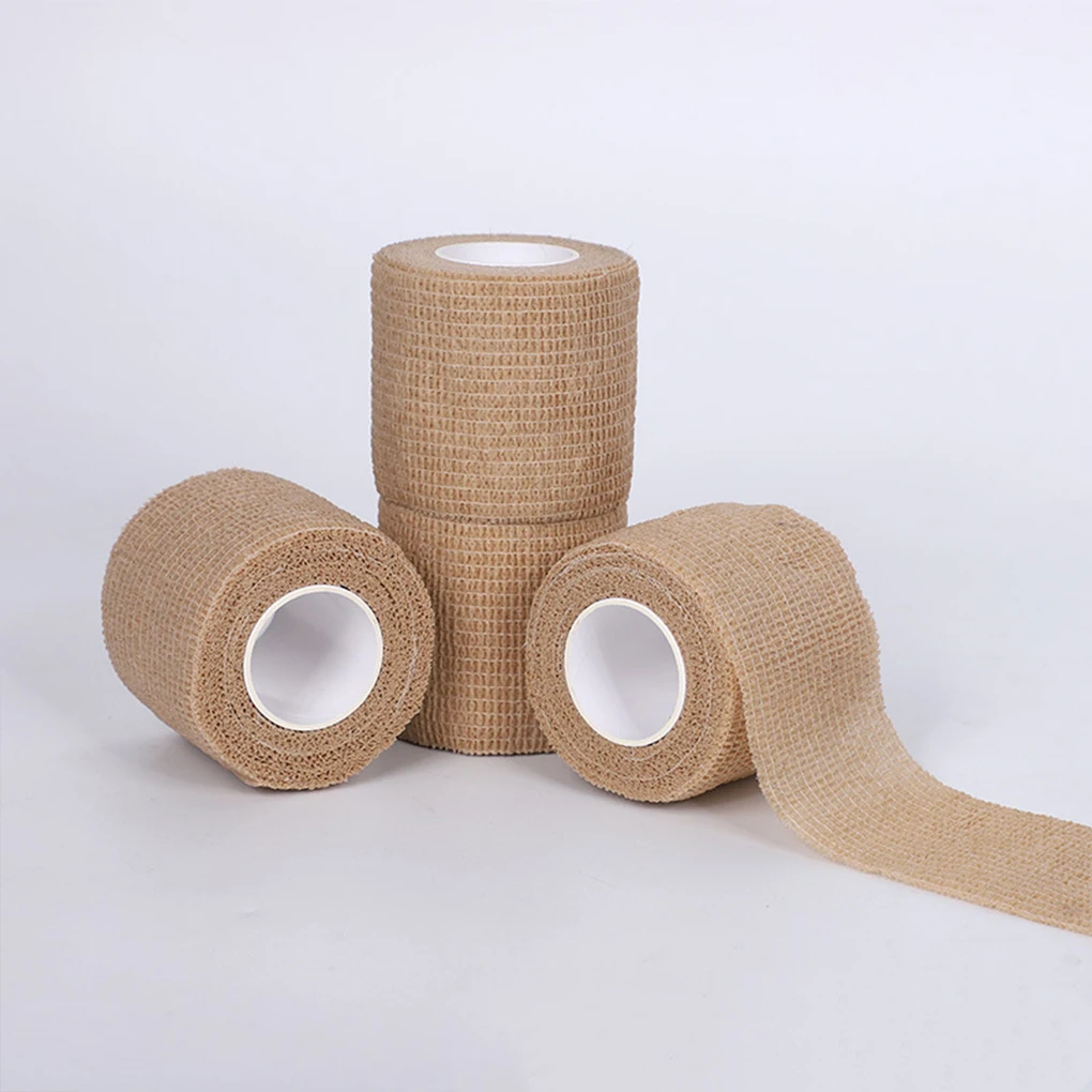 6x proteção esportiva da cor da pele às melhores - bandagem elástica para prevenção de lesões fácil de usar cor de tez 7,5 cm * 4,5 m