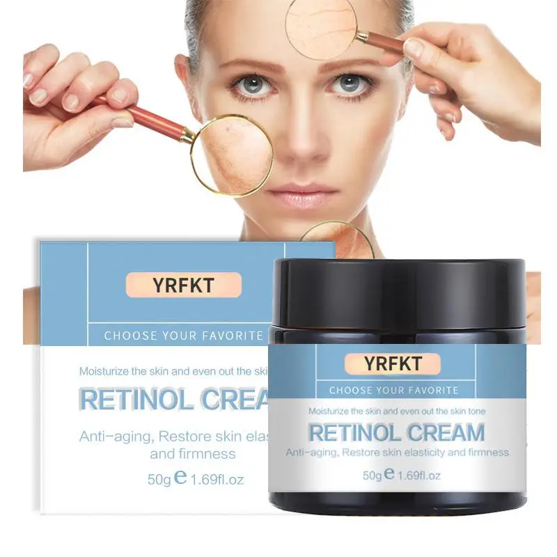 Crema Facial reafirmante de Retinol, suero Facial hidratante para el cuidado de la piel, antienvejecimiento, elimina las arrugas, noche y día