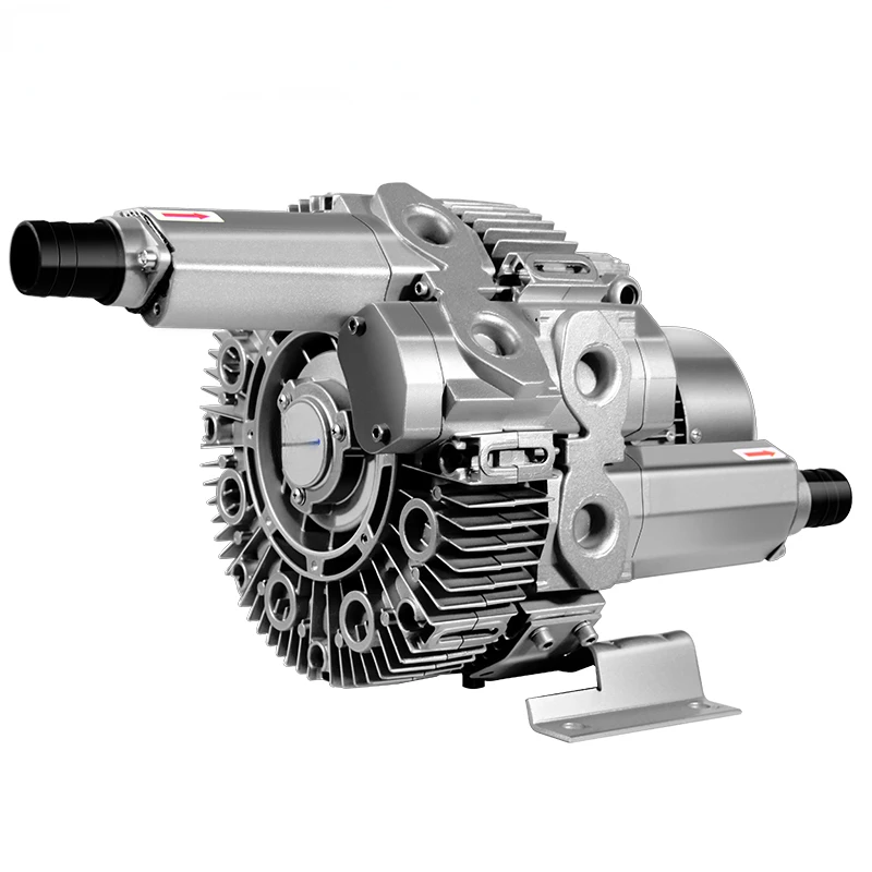 High-Pressure Fans Vortex Air Pump 4HG Vacuum Sewage Treatment Bottom Aeration High Pressure UHV Blower