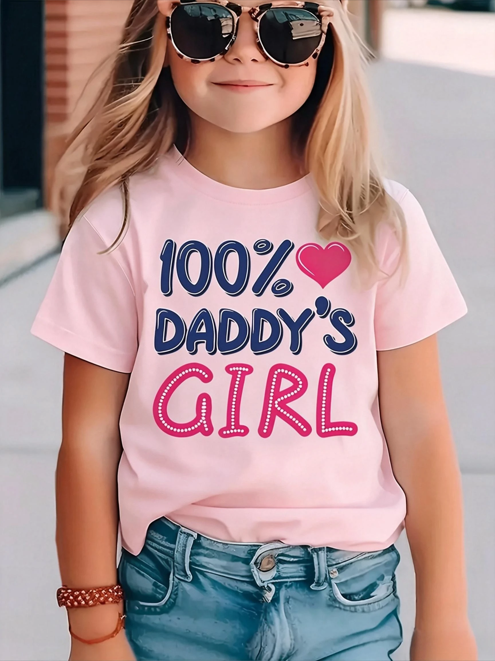 Chicfull Girls Letter Slogan Print T-Shirt Cute Casual Short Sleeve Top Spring Summer Autumn Fashion Kids Tee Multi Sizes