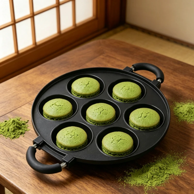 Sartén Antiadherente para Takoyaki de 7/12 Orificios, Plancha Redonda Multifuncional para Bolas de Pulpo y Panqueques