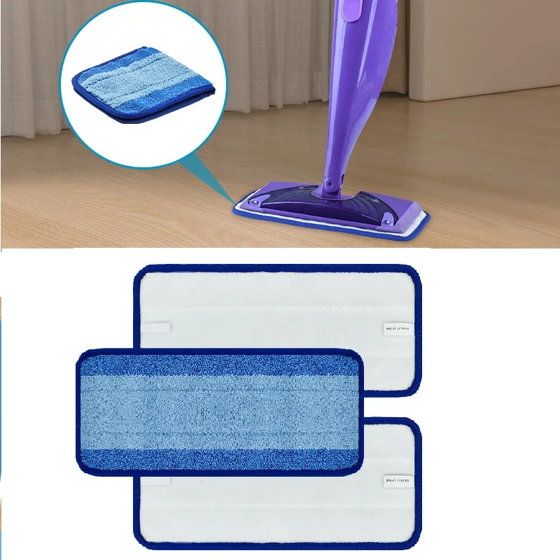 Reusable Pads for Swiffer WetJet Mop,3 Pack Wet Jet Refills, Reusable Microfiber Mop Pad Refills Floor Mopping and Cleaning Pad