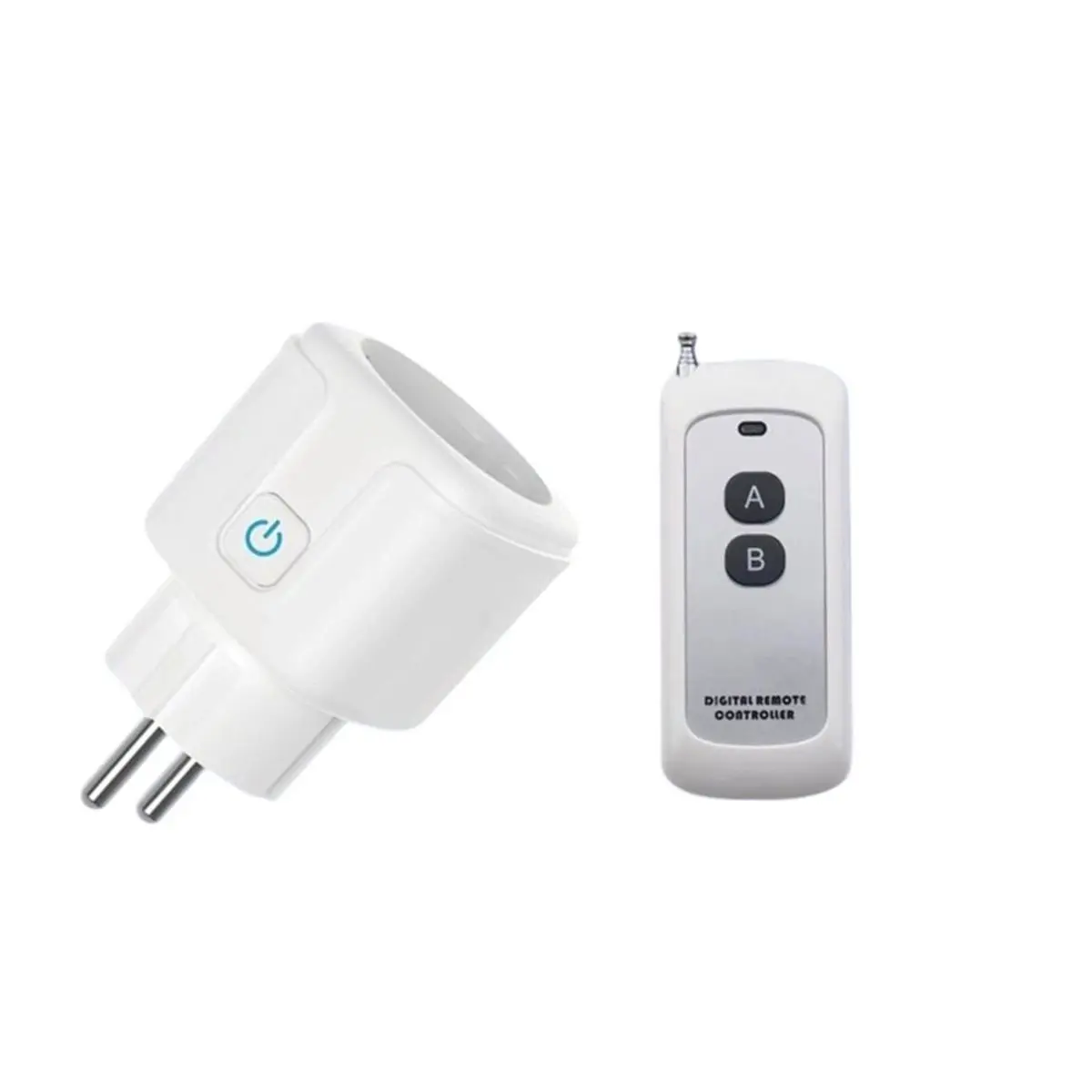 DT56 RF433 Wireless Socket Smart Home Remote Control Socket 16A EU Plug Remote on OFF Electrical for Lighting Fan TV