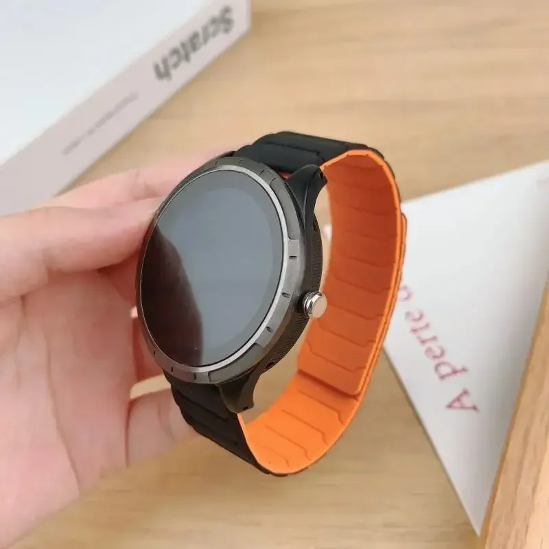 22mm Magnetic Silicone Strap For OnePlus Watch 3 2 2R/OnePlus 46mm Bracelet Band For OPPO Watch X X2 4 Pro/Realme Watch S 2 3Pro