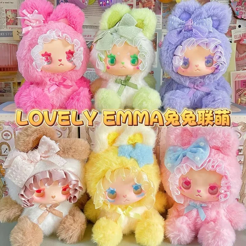 

Сетпая коробка серии Emma Rabbit Alliance - коллекционная виниловая плюшевая игрушка-сюрприз для лица, загадочный подарок, модная модная слепая коробка