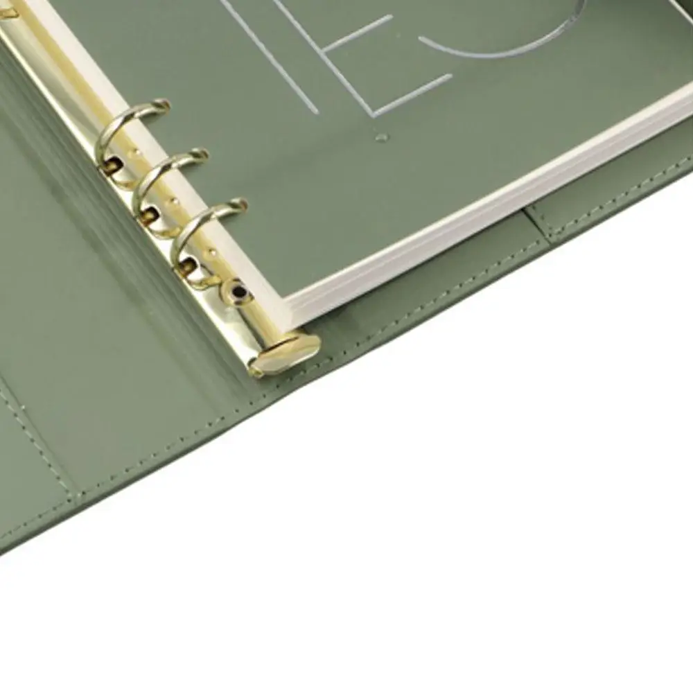 مجلة جدول مخطط A5 A6 الموثق غطاء ورق دفتر المنظم مذكرات المفكرة فضفاضة ورقة المفكرة بولي Leather الجلود بساطتها