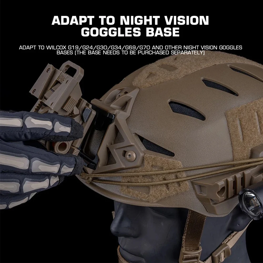 Taktischer Helm, verstellbar, Wendy 3.0 Training Simplified Edition Helm, Schutzhelm – Detail 23