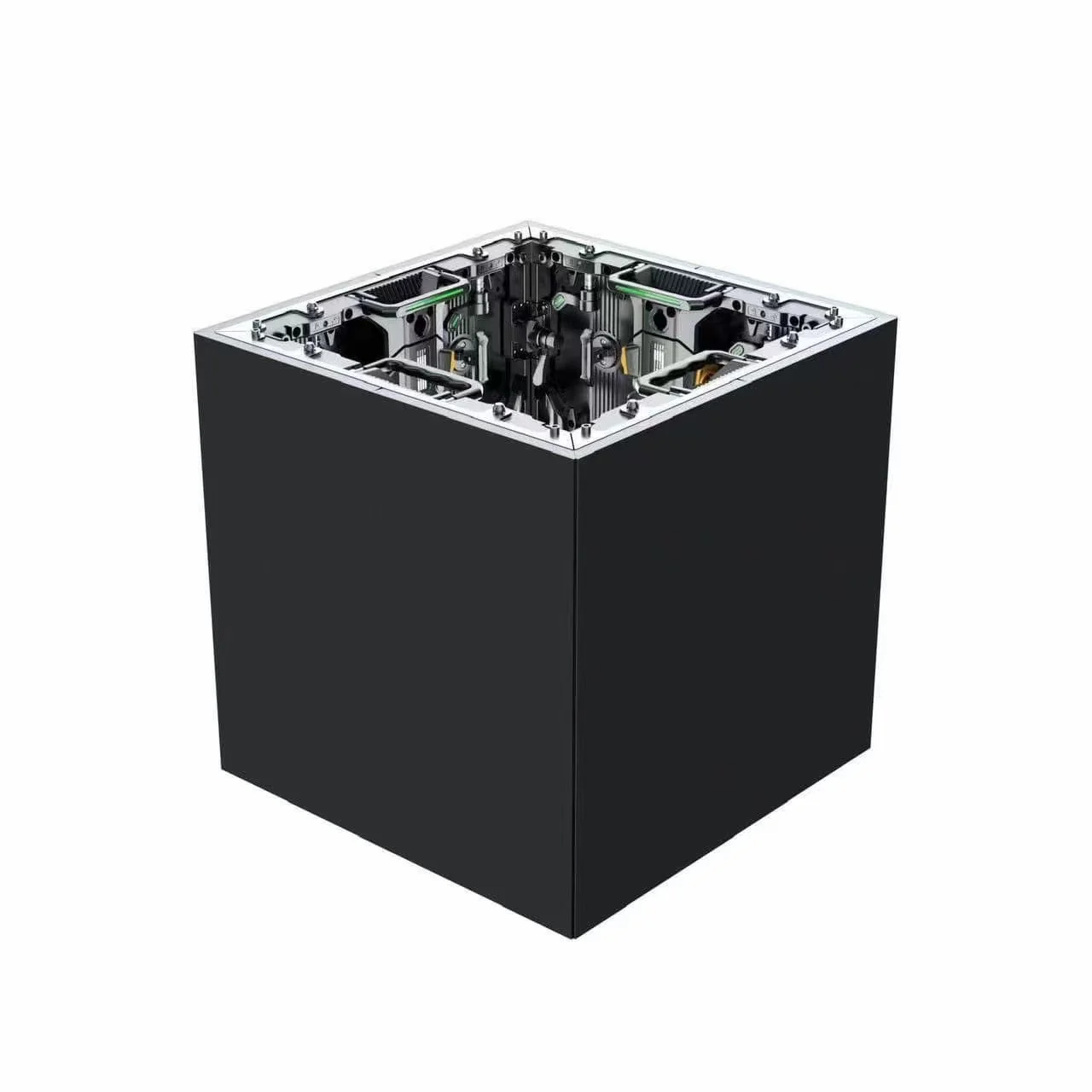 داخلي في الهواء الطلق سلس الربط تأجير شاشة عرض LED 500x500 مللي متر المرحلة خلفية P2.6 P4.81 جدار الفيديو عالية الأداء ل