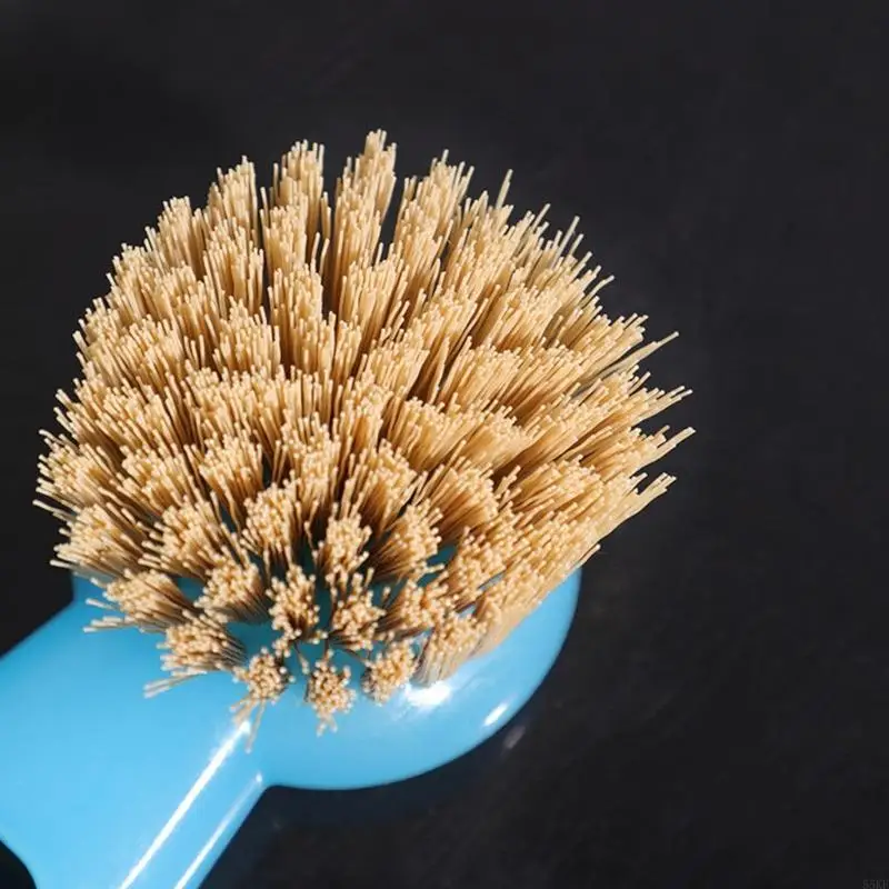 Plastic Scrub Brush With Vertical Storage Feature Standing Wipe Brush For Quick Drying And Convenient Access 55KF