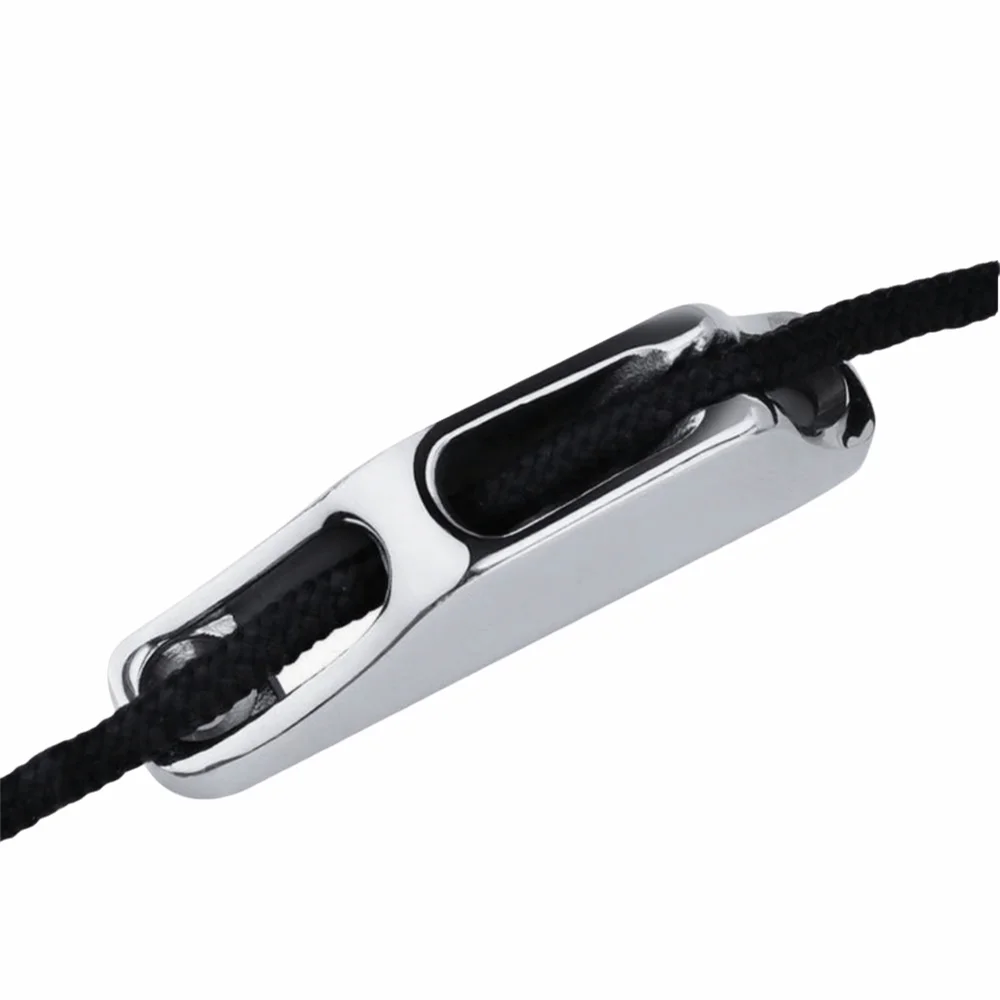 316 Stainless Steel Rope Cam Cleat Mirror Polish Durable Marine Stainless Steel Cleat Heavy Duty Boat Mooring Cleat Boat view 2