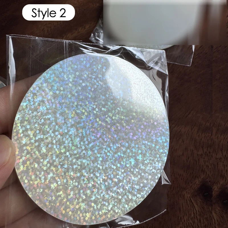 100PCS 58mm/75mm Round Badge Protective Film PVC Transparent Covers Badge Button Parts for DIY Making Dia.70mm/Dia.86mm