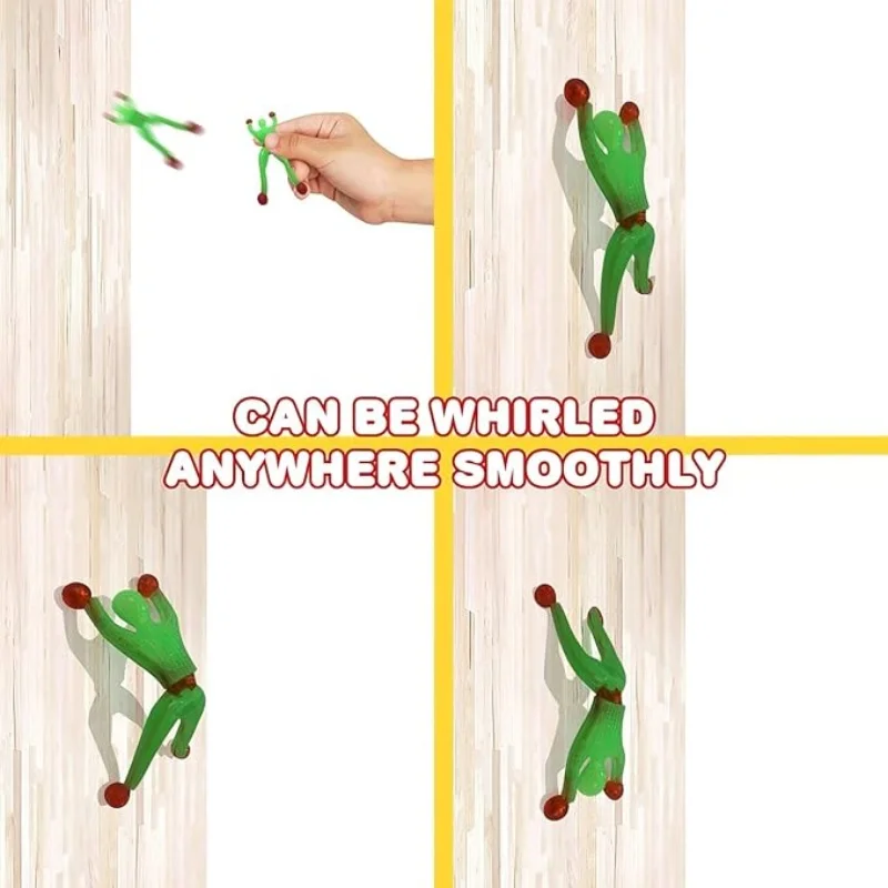 10/20/30 قطعة متسلق الجدار الأطفال حفلة مضحك اللعب الجدة لزجة جدار عيد الميلاد مفاجأة الهدايا الكبار لزجة مضحك الهدايا